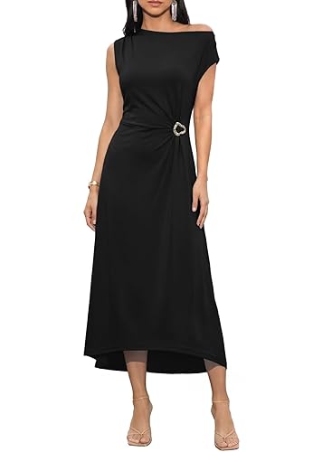 Dokotoo Women's Summer 2026 Casual Crewneck Sleeveless Elegant Wedding Guest