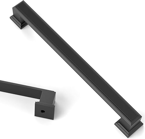 Vista 191 de Asidrama 10 Pack 7.5 Inch(192mm) Brushed Brass Cabinet pulls Kitchen Cabinet Handles, Cabinet Pulls Kitchen Cabinet Hardware for Cupboard Drawer