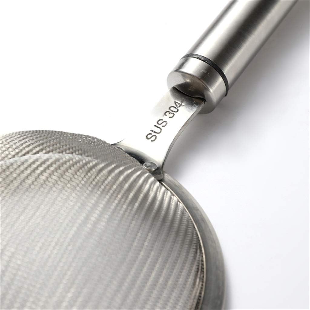 Flour Sieve, Stainless Steel Colander Fine Mesh Kitchen Sifter For Filtering Icing Sugar Pasta Vegetable (Size : Xl)