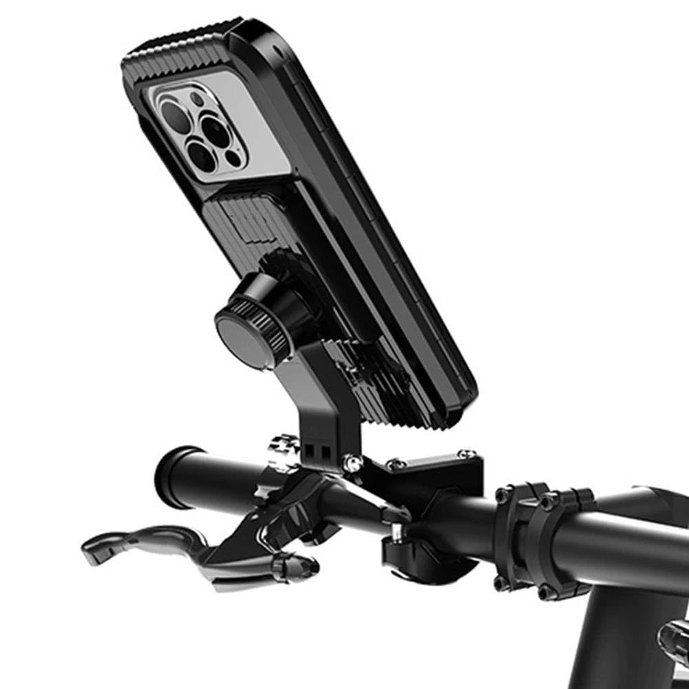 Custodia Impermeabile Moto Supporto Telefono Specchietto Retrovisore Manubrio Rotazione 360° Flessibile Per 4–7 Pollici