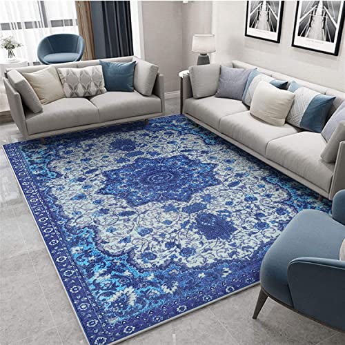 Tinyboy-hbq Teppich Artistic Traditional Wohnzimmer Schlafzimmer Teppich Anti Rutsch Kurzer Plüsch...