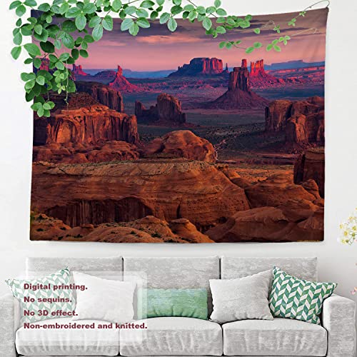 Shrahala Sunrise Tapestry, Sunrise In Grand Canyon National Park Wall Hanging Large Tapestry Psychedelic Tapestry Decorations Bedroom Living Room Dorm(51.2 X 59.1 Inches, Red 1) #TOP2