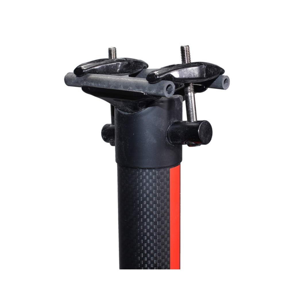VPPV Tija Sillin Bicicleta Carbono 30.9, Ultraligero Camino Bicicleta MTB Suspensión Abrazadera Tija de Sillín Cuentagotas Ciclismo Trekking Unisex Componentes