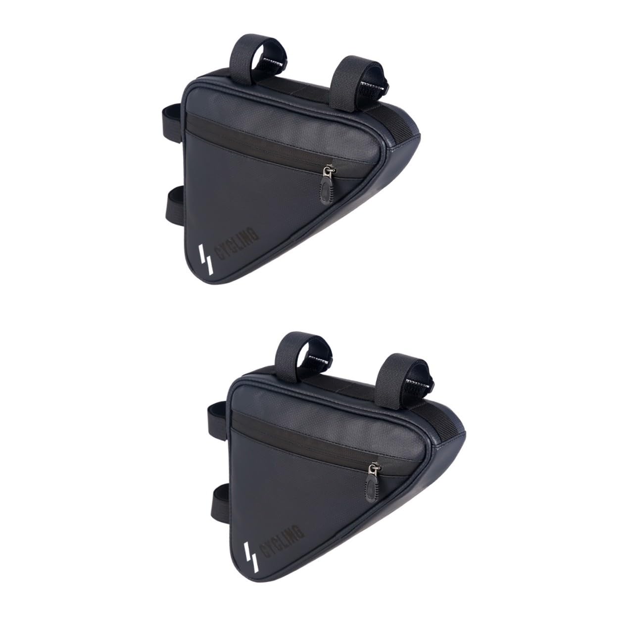 Sosoport 2piezas Bolsa para Bicicleta Soporte para Móvil y Accesorios para y Negro