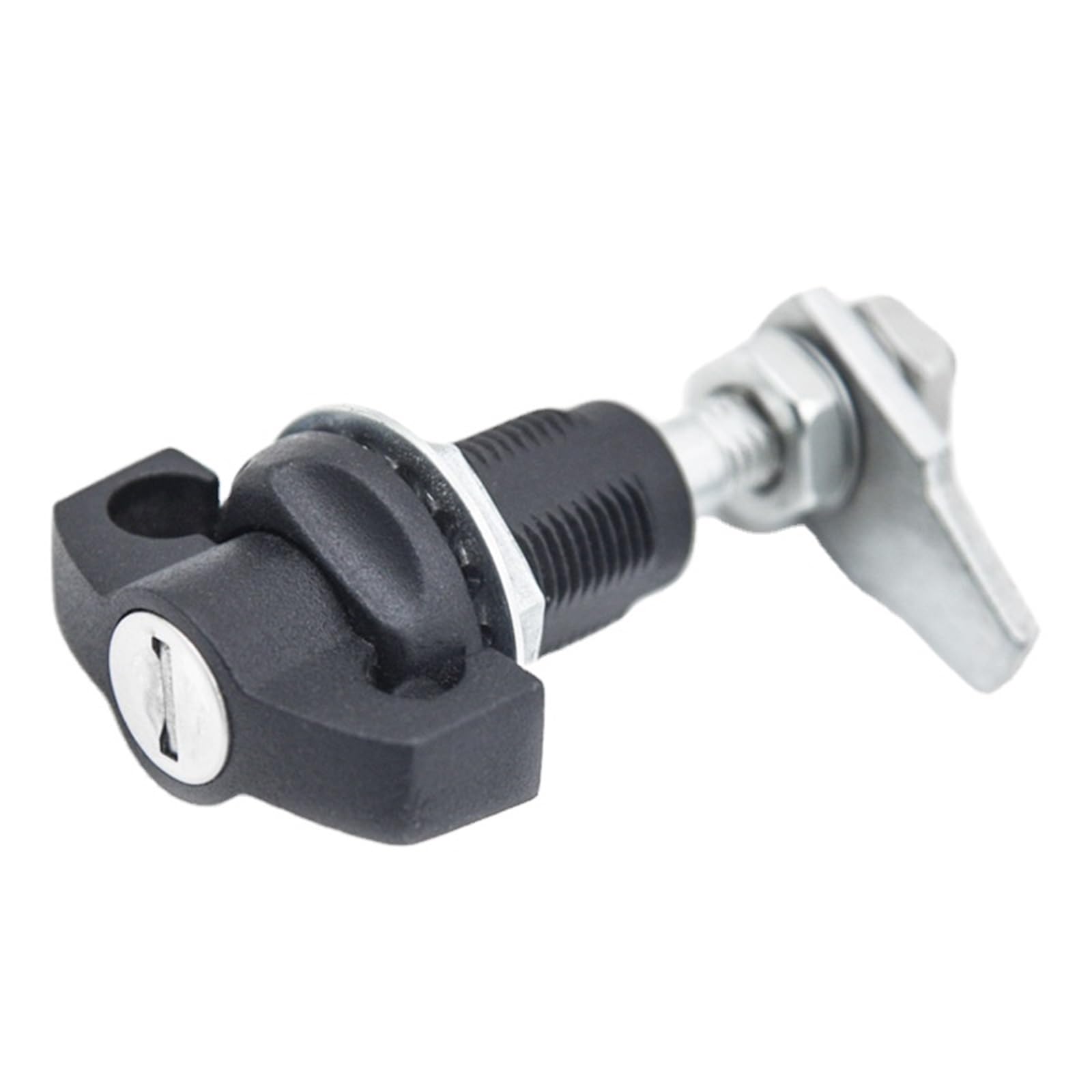 Boulon de casier compression noir avec mini poignée à ailes A6371