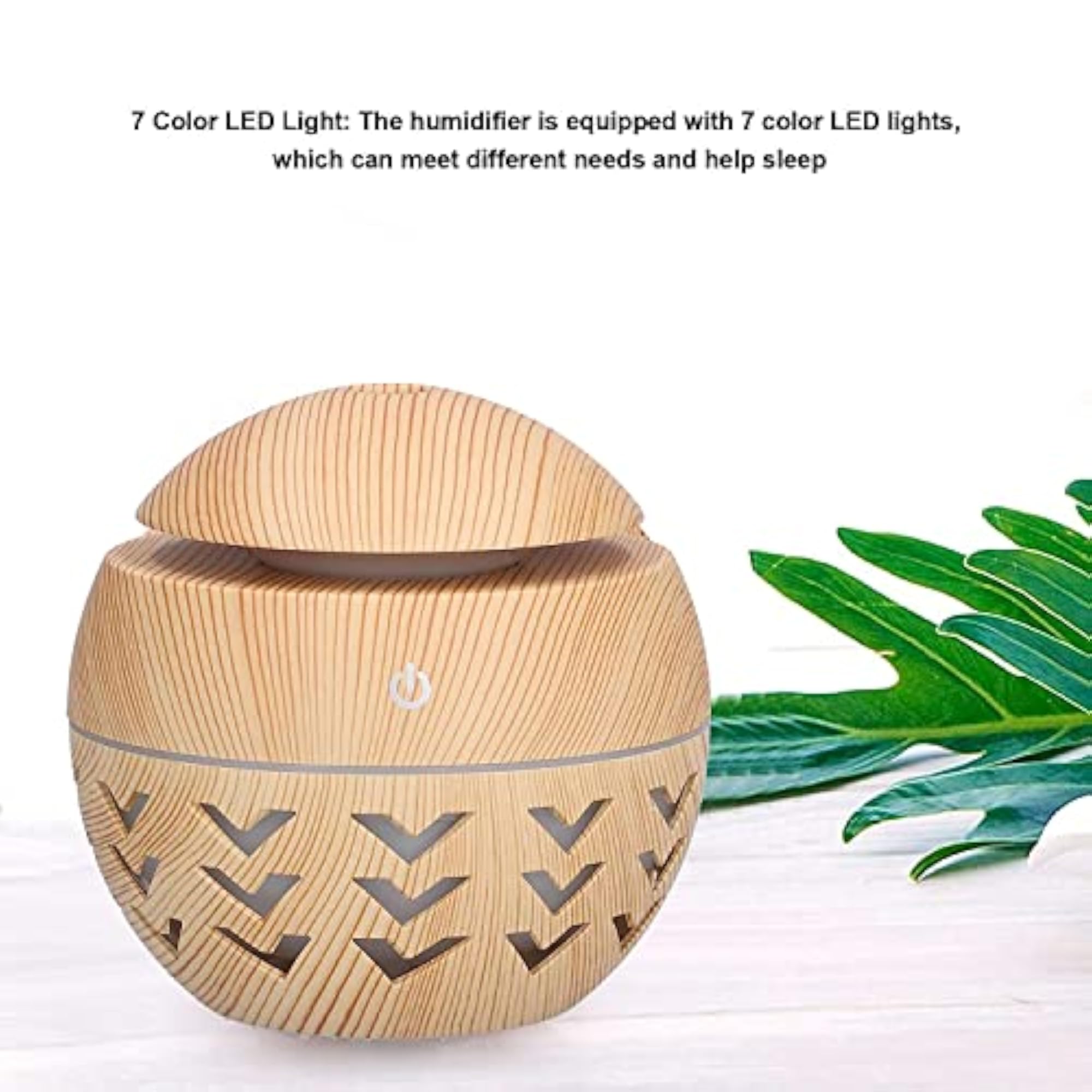 Aromatherapy Humidifier with Wood Grain Design