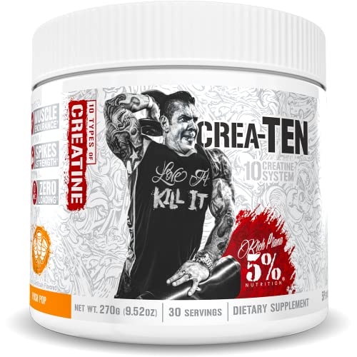 Rich Piana 5% Nutrition CreaTEN 10-in-1 Creatine Blend Supplement