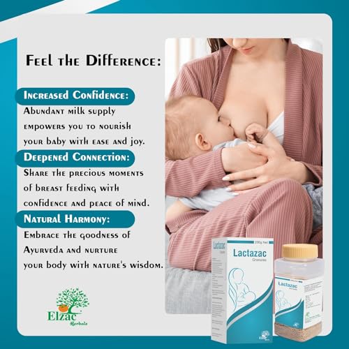 Elzac Herbals Lactazac Granules - Shatavari Powder - Breast Feeding Supplement – Increase Milk supply - Lactation Supplement for Women - Mothers -... - Image 4