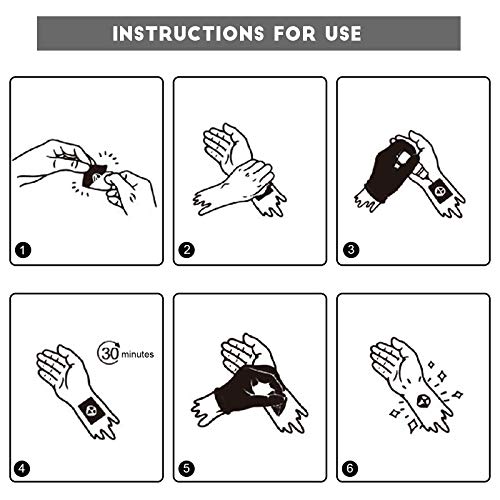 4 Pack Temporary Tattoo Kit, Temporary Tattoo Ink, Semi Permanent Tat