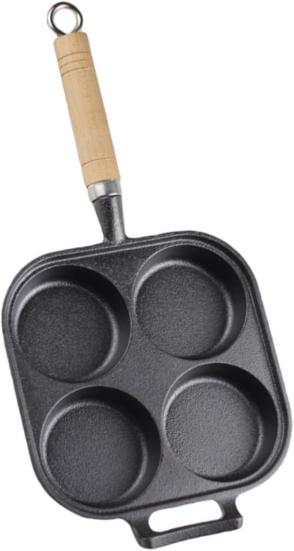 1pc Four-cup Nonstick Frying Pan Convenient Breakfast Cooking Tool for Gas Stoves Quality Design Easy to Clean Use for Omelets Pancakes