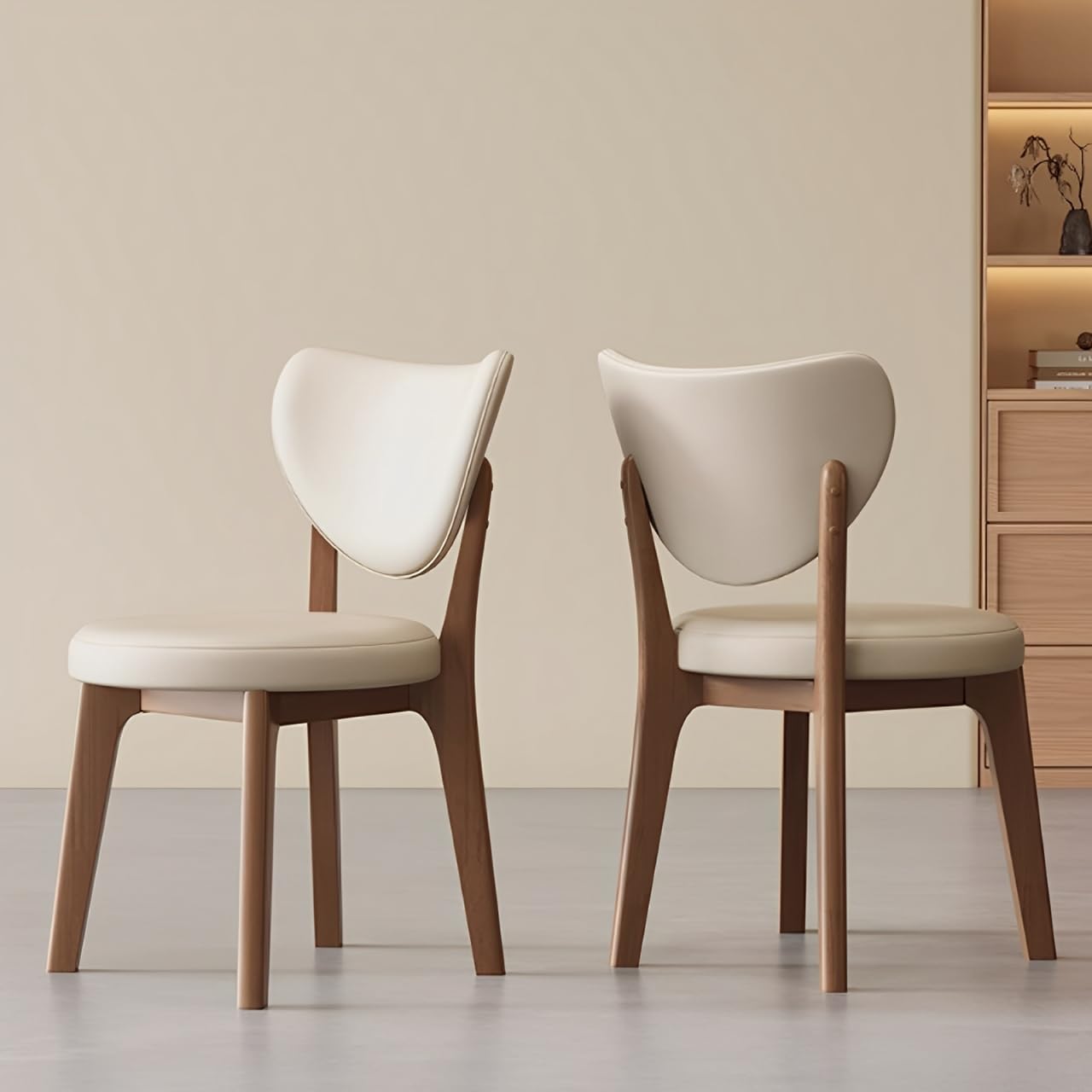 Chaises de salle à manger bois cuisine salon chaises confortables noyer