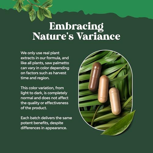 Natures Craft LE Extra Strength Saw Palmetto Extract - Advanced Saw Palmetto For Women And Men'S Hair Health And Urinary Support With Plant Sterols & Flavonoids - Potent Herbal Saw Palmetto Supplement thumb #4