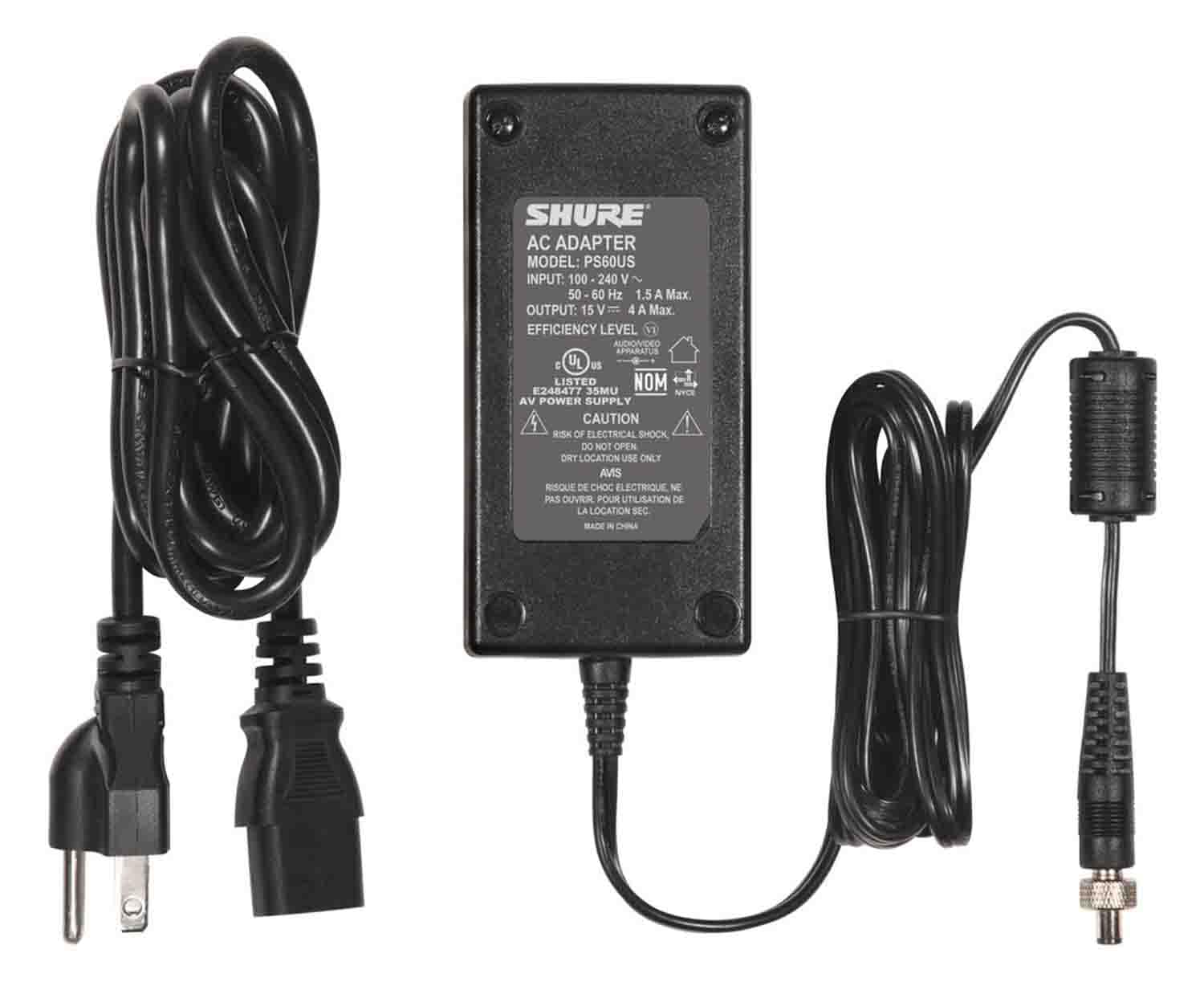 Shure PS60US Power Supply Energy Switching