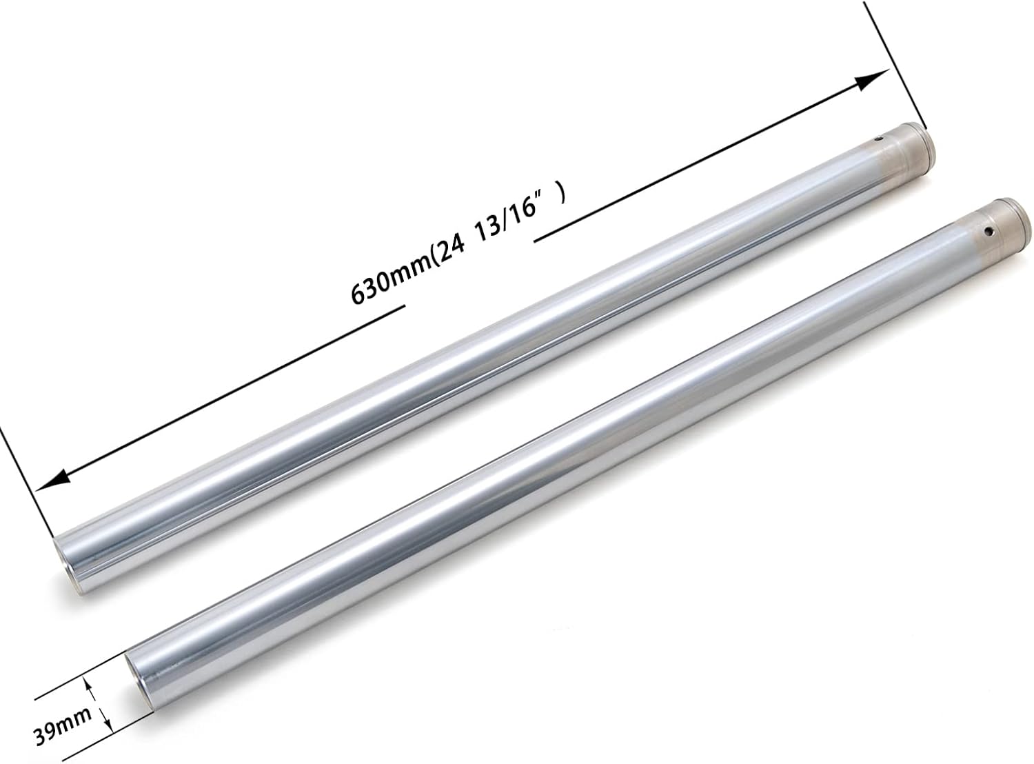 TOFR 39mm Fork Tubes for Harley Sportster XL1200 XL883 2016-2021 OEM 45500281 45500280 37Mn5 Steel