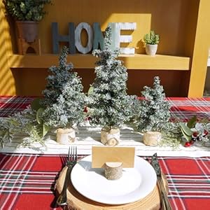 Winlynsetof3minisnowyartificialcanadianpinetreeswithwoodbasessmalltabletopchristmastreesforrusticfarmhousechristmaswinterholidayseasonaltablecenterpiecedeskdecoration  Urban Country Home Decor Winlyn set of 3 mini snowy artificial canadian pine trees with wood bases small tabletop christmas trees for rustic farmhouse christmas winter holiday seasonal table centerpiece desk decoration  urban country home decor