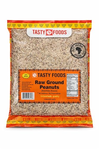 100% Natural Peanut Powder, African Groundnut Paste Alternative, Finely Milled Flour for Soups, Stews, Butter, Smoothies, Baking & Traditional African Cooking, No Additives or Preservatives 20oz