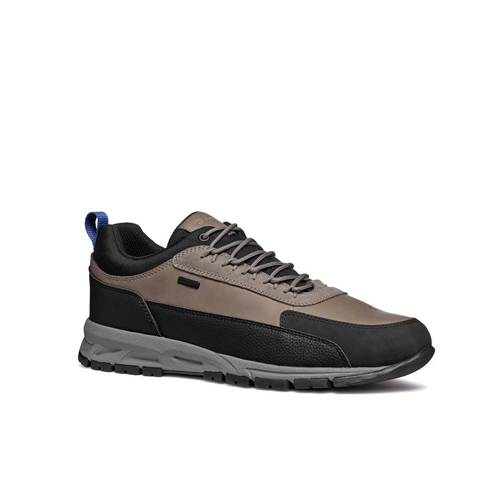 Geox Men's U Doray B ABX B Trainers, Dove Grey Black, 11 UK