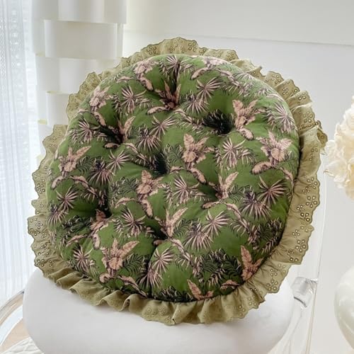 Cojín para silla vintage lavable acolchado de algodón de retazos 2