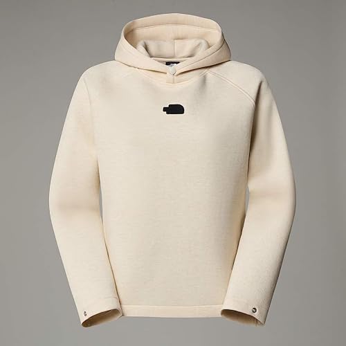The North Face Women's Relaxed Hooded Sweatshirt, White Dune Heather, M