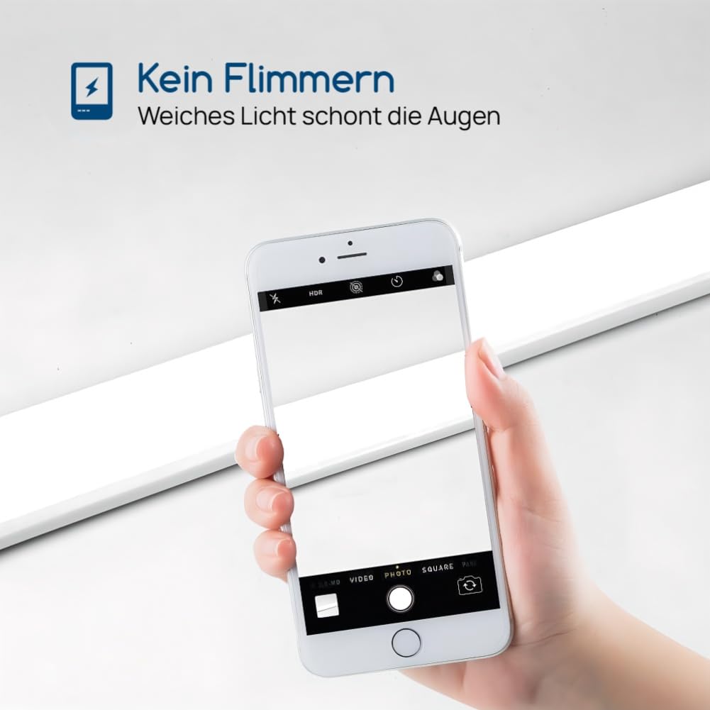 LED Leuchtstoffröhre 120 cm 4 Stück, 6500K Kaltweiß LED Röhre Garage | 34W 3750LM Energieeffiziente & Langlebige, LED Lichtleiste für Garage, Lager, Büro, Werkstatt, Küchenbeleuchtun