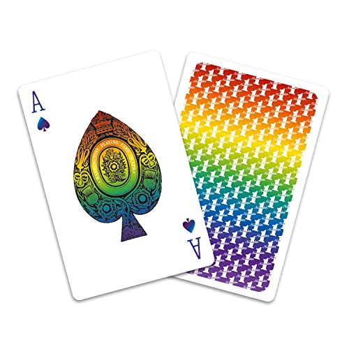 Winning Moves Jeu de 54 Cartes Arc en ciel Jeu de société Jeux de cartes A partir de Version française - vue 4