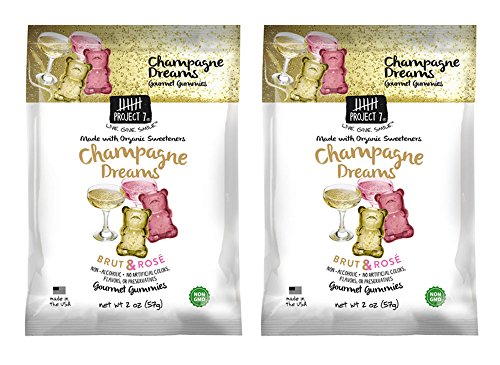 Project 7 Limited Champagne Dreams Brut & Rose Gummy Candy 2Oz
