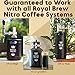 Royal Brew 10 Pack Nitrogen Chargers for Nitro Cold Brew Coffee Makers - N2 Cartridges - Works With All Royal Brew Nitro Coffee Systems