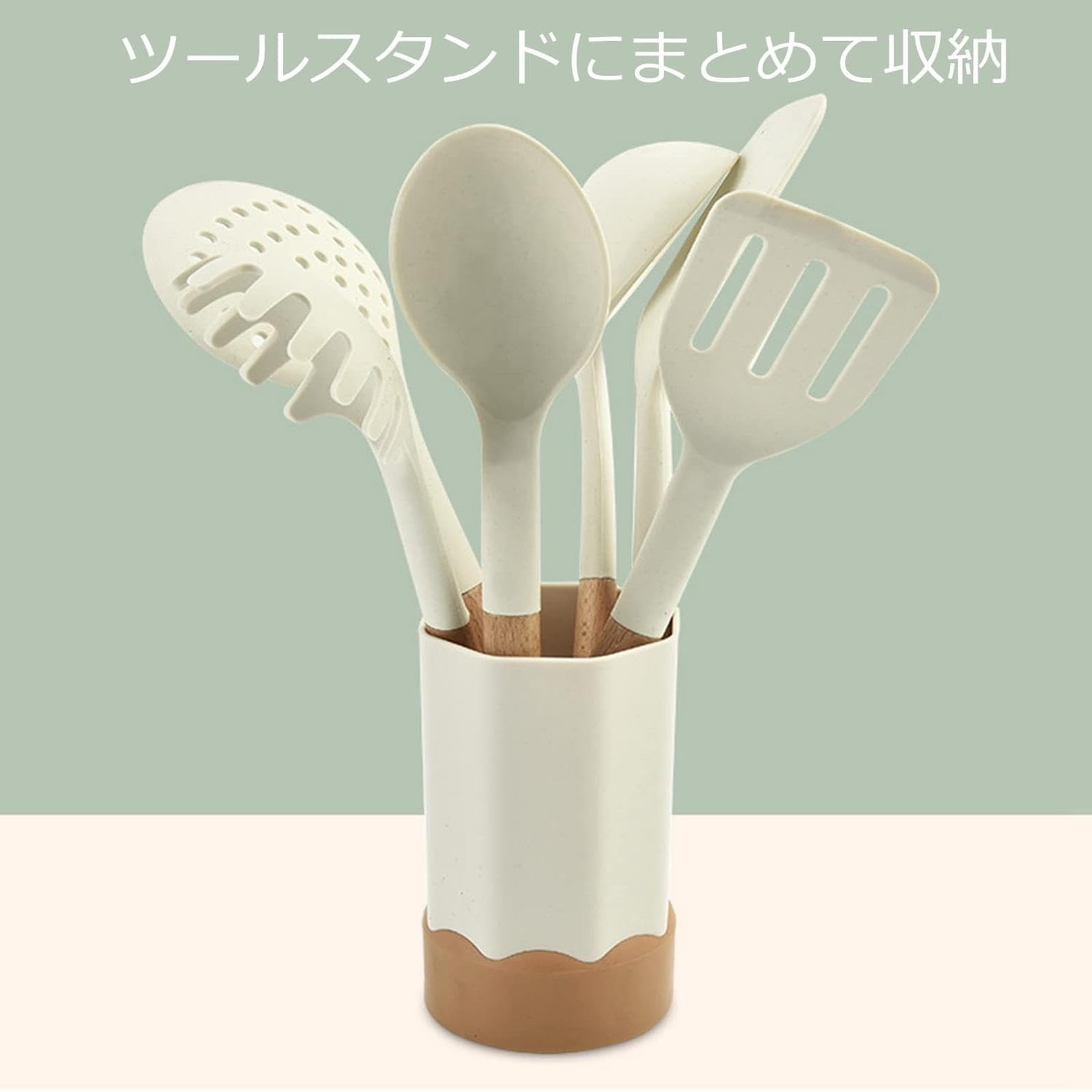Amazon｜キッチンツールセット シリコン 7点セット フライ返し