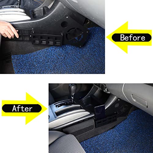 Interior Storage Molle Panel Center Console Organizer, Alloy Car Interior Center Console Modular Storage Panel Compatible With Toyota Tacoma 2011-2015 Accessories (With Storage Box) #TOP2