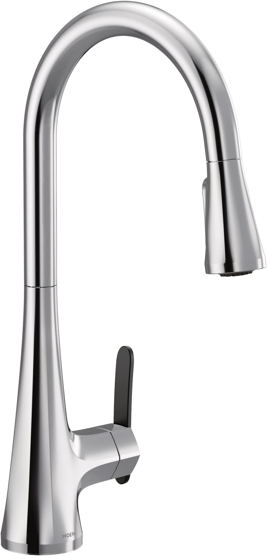 Moen S7235 Sinema One-Handle High Arc Pulldown Kitchen Faucet featuring Power Boost and Reflex, Chrome