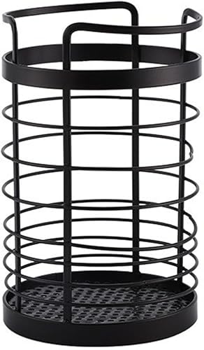 Miniatura 2 de Soporte de alambre para encimera de cocina, soporte de utensilios de cocina de alambre de metal, cuchara, tenedor, escurridor de cubiertos,