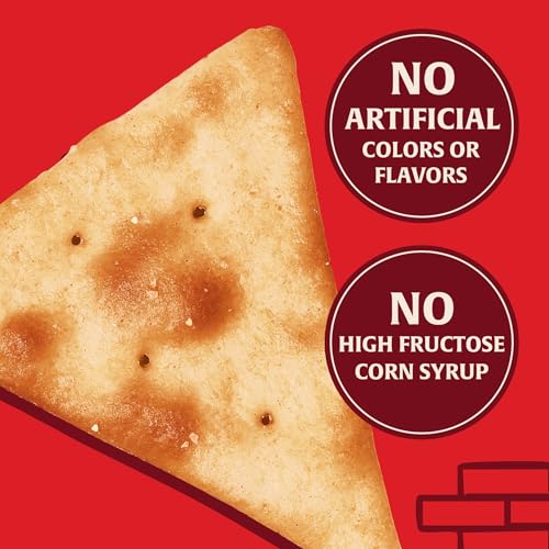 Town House Pita Oven Baked Crackers, Sea Salt, Salty Snacks, Family Size, 15oz Box (1 Box) (Pack of 2) - image 5