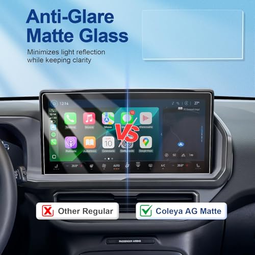 Coleya Anti-Glare Matte 2025-2026 Bronco Sport Screen Protector, for (Big Bend/Heritage/Outer Banks/Badlands) 13.2-inch Touchscreen, 9H Tempered Glass 2026 Bronco Sport Accessories HD&Anti-Fingerprint by Coleya - Used condition - Image 3