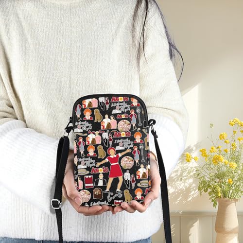 G2TUP Hope in Scarlet Crossbody Bag Orphan Grace Fans Gift Red Ribbon Girl Musical Shoulder Bag Hard-Knock Dreams Merch4