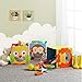 SONGMICS Juego de 3 Cajas de Almacenamiento, Cajas de Juguetes, Cubos Plegables,para...