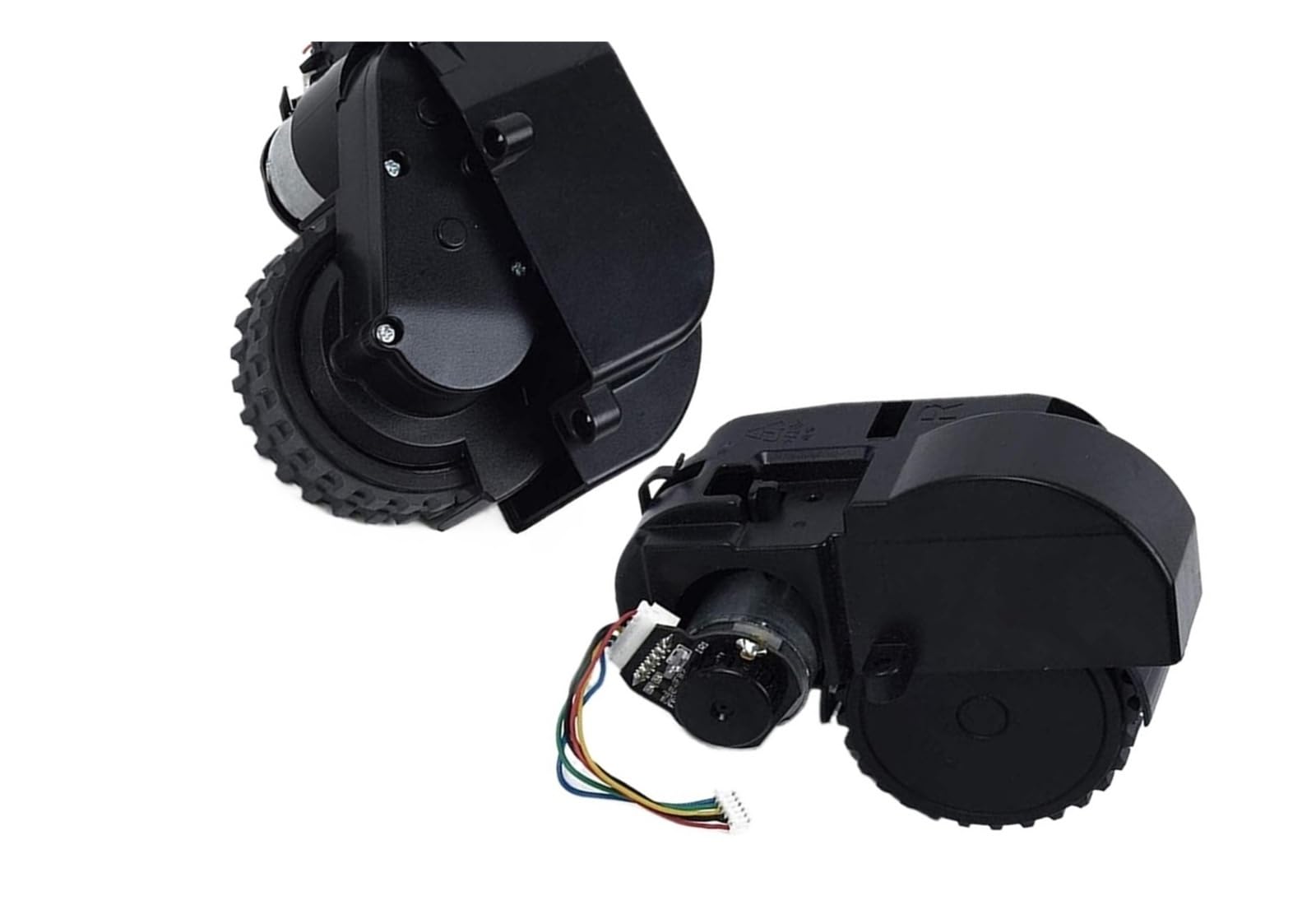 Compatible Con Conga, Excellence, 990, Boto Aqua, V710, Piezas De Rueda De Aspiradora Robot Con Motor.(R+L)