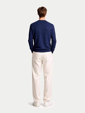 Lightweight Silk Cashmere Textured Sweater