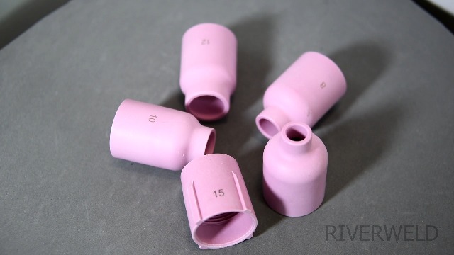 食器 oknw RIVERWELD TIG Gas Lens Collet Bodies 10N 45V Jumbo Large