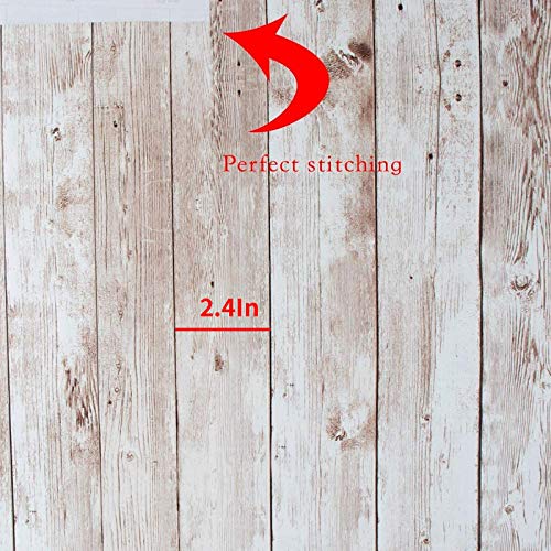 Wood Self Adhesive Paper 17.71" X 32.8 Ft Self-Adhesive Removable Wood Peel And Stick Wallpaper Decorative Wall Covering Vintage Wood Panel Interior Film Easy To Clean #TOP1