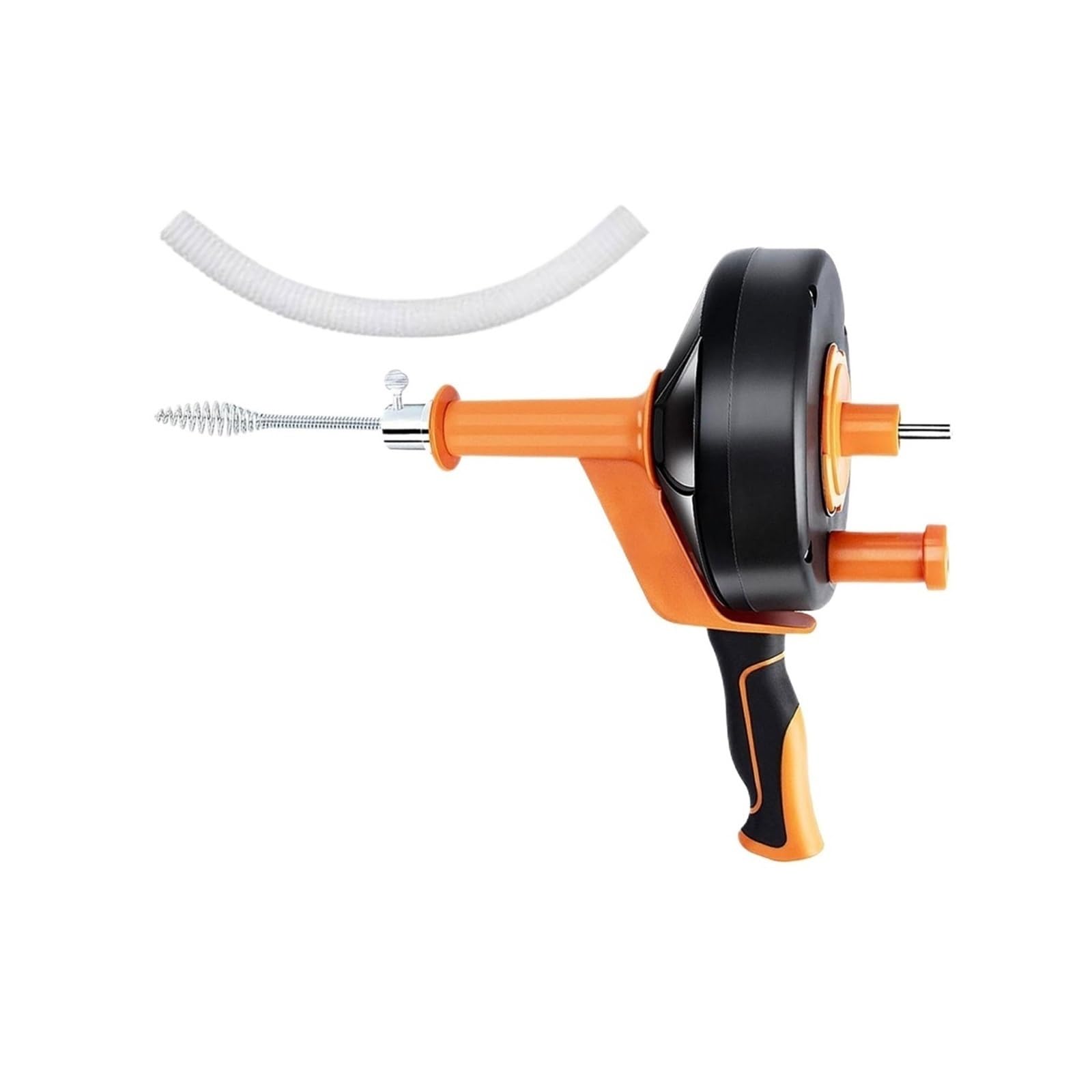 Drain Auger Plumbing Snake Drainage Pipes 7.6M Steel Wire Clog Remover Tool Toilet Sewer Pipe Dredge for Home Bathrom Powerful Clearing Capability
