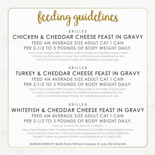Purina Fancy Feast Delights with Cheddar Wet Cat Food, 3 oz cans, 24-Pack - image 8