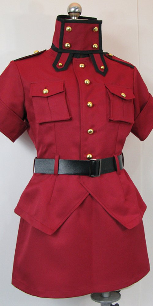 OnecosHellsing Seras Victoria Red Cosplay Costume