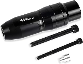 Controles deslizantes de quadro PARA BM-&W C600 SPORT 2011 2012 2013 2014 2015-2021 Motocicleta CNC Acessórios Escape Frame Sliders Crash Pads Falling Protector (Color : Titanium, Size : One Size)