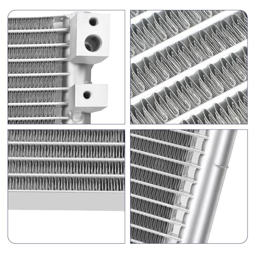 Image of Air Conditioning A /C Condenser Compatible with Honda Civic /Acura EL # 4730, 7014730, HO3030108, 80110S01A01, 80110S01A11, 80110S04003, 80110S04K81, 80110SO1A11, 80110SO4003