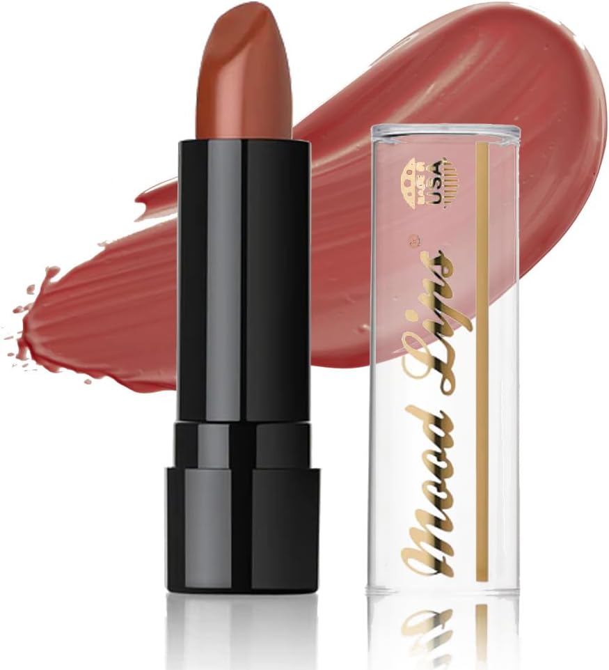 Color Changing Lipstick | Long Lasting Lip Stain Effect | 12 Hour Wear | Magic pH Tint | Aloe Vera Hydrating & Moisturizing | Made in USA | Brown