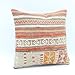 Kilimwarehouse Decortive Kilim Pillow Cover 12x12 inch Geometric Design Turkish Chair Classy Rustic Throw Handmade Accent Small Burlap Cushion Cover