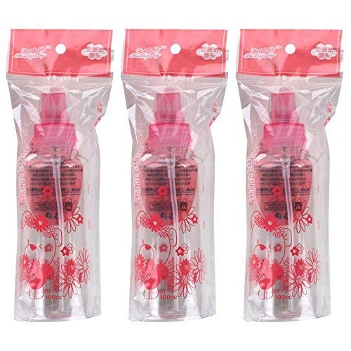 Worison 100ml Empty Cute Reusable Refillable Fine Mist Sprayer Spray Bottle Atomizer with Ultra-Fine Mist Pump for Beauty, Outdoors, Travel Purposes - 3 Pc (Random Colour) 4