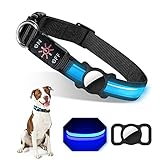【Diseño único】Diseñado para AirTag, ollar AirTag puede evitar que el AirTag se caiga o cuelgue, fácil de rastrear a su perro con su teléfono.