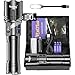 Relybo Taschenlampe LED Aufladbar 500,000 Lumen, 1600M Weitschuss- LED Taschenlampe Extrem Hell XHM90.2, Starke Taktische Taschenlampe USB, 2 Schalter Stufenlos Dimmbar Flashlight for Outdoor Notfälle