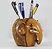 Z-Color Resin Carving Elephant Pencil Holder Fashion Creative Pen Holder For Office School